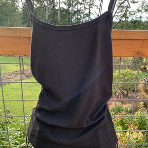 No Boundaries Ladies size Large Black Spaghetti Strap Tanktop